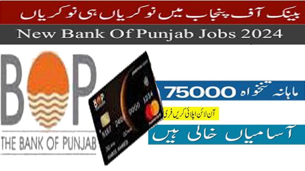 Bank of Punjab Jobs 2024