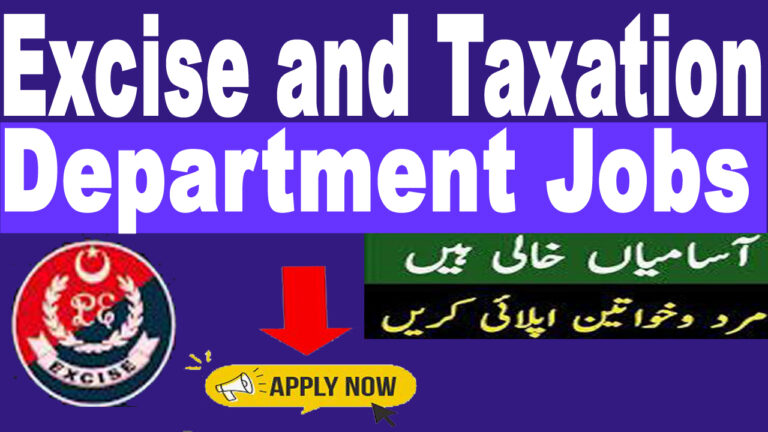 Excise and Taxation Jobs