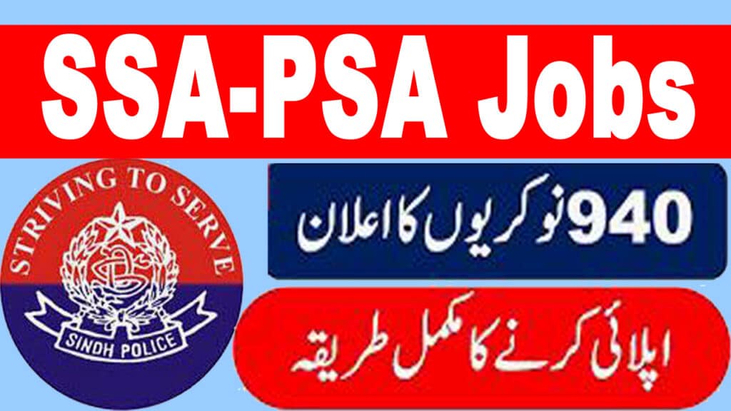 SSA and PSA Police Jobs