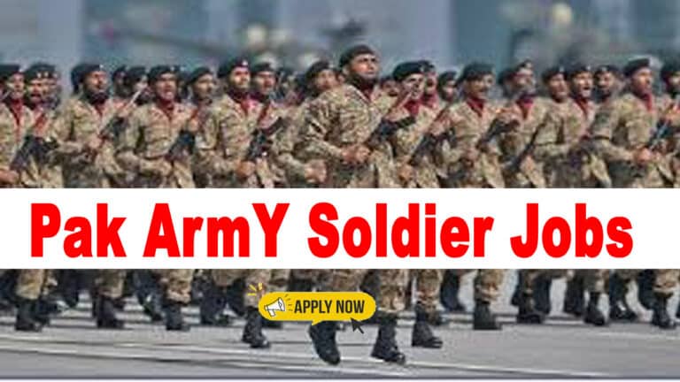 Pak Army Soldier Jobs