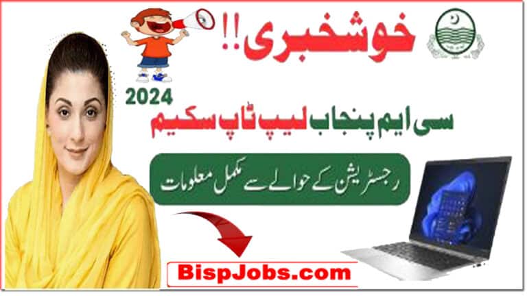 CM Punjab Laptop Scheme