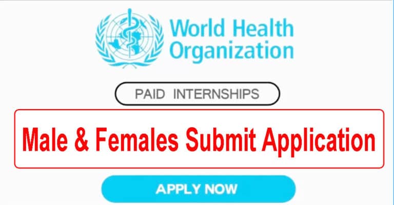 WHO Internship Program 2025 Online Apply