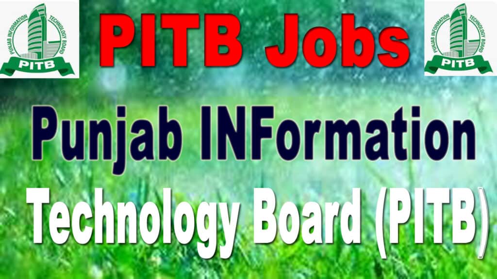 PITB Jobs 2024