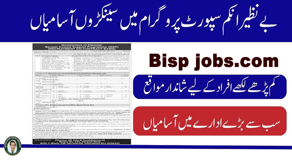 BISP Jobs 2025 for Drivers