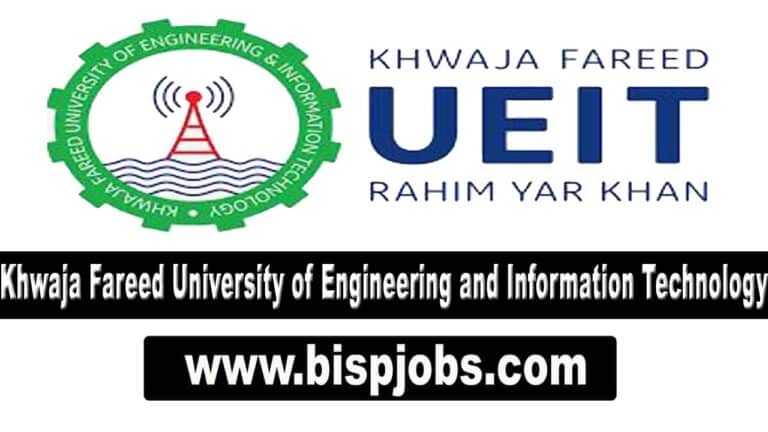 Khwaja Fareed University of Engineering and Information Technology Jobs