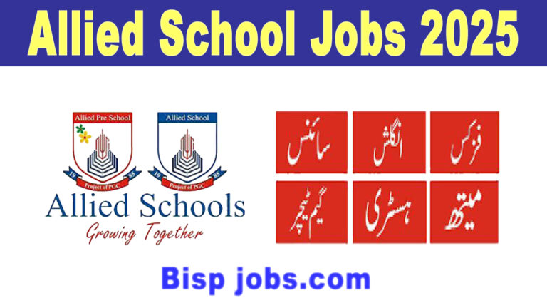 Allied School Jobs 2025