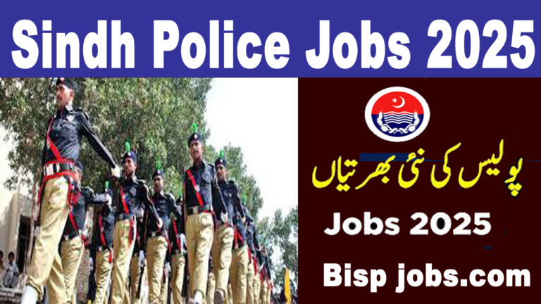 Sindh Police Jobs 2025