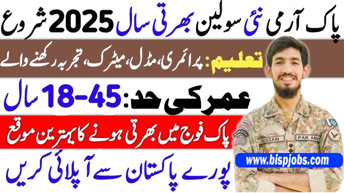 Pak Army Civilian Jobs 2025 | Online Registration